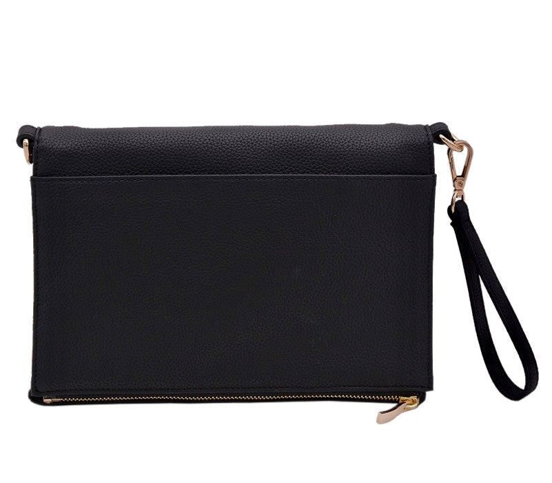 Classic Black Indigo Nappy Changing Clutch - Indi & Oscar